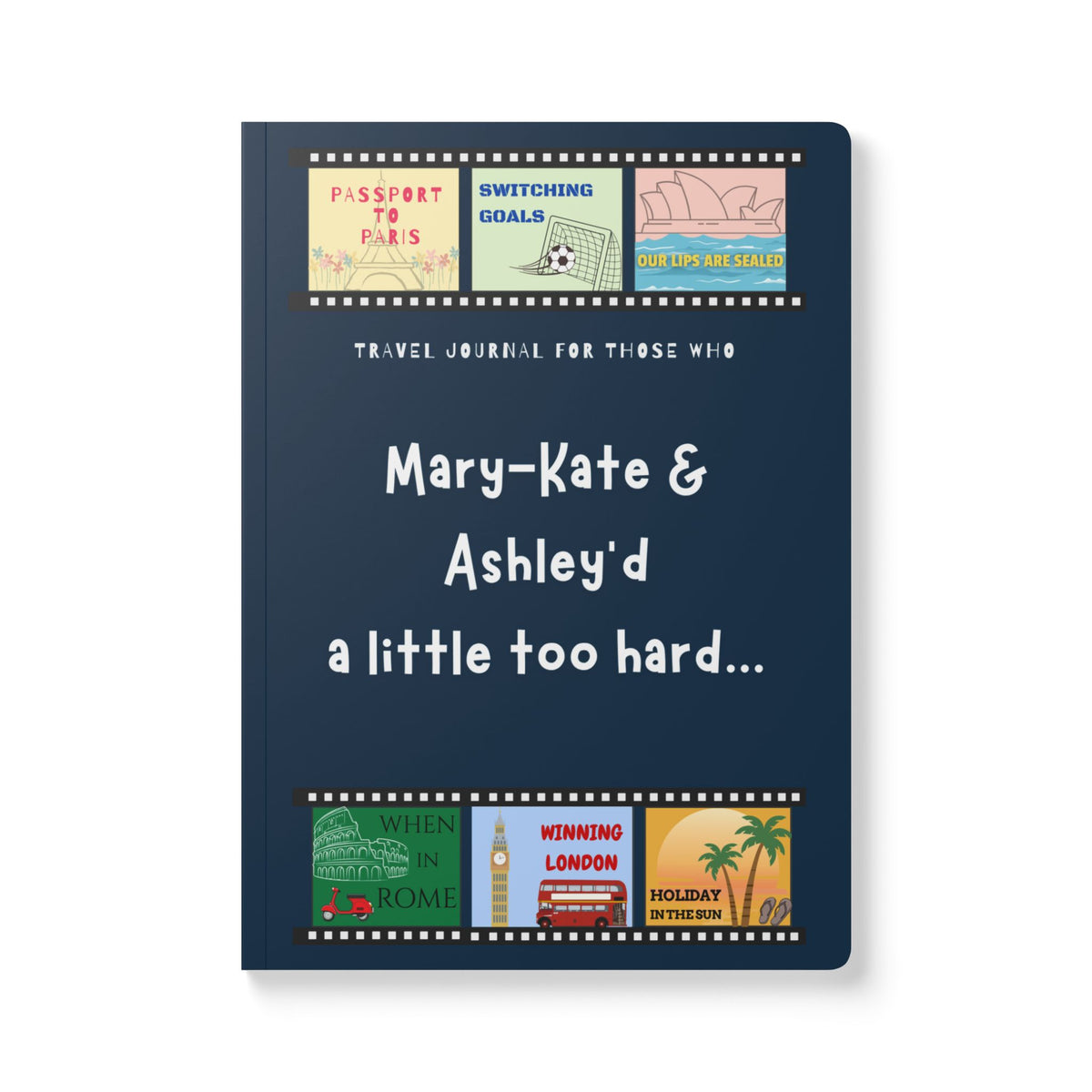 MK&A Travel Journal - Navy Blue