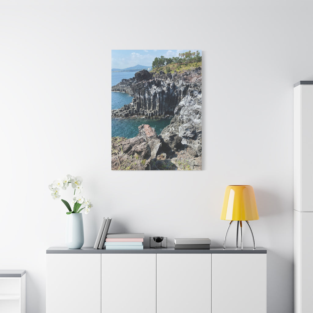 Cliffs in Jeju Canvas