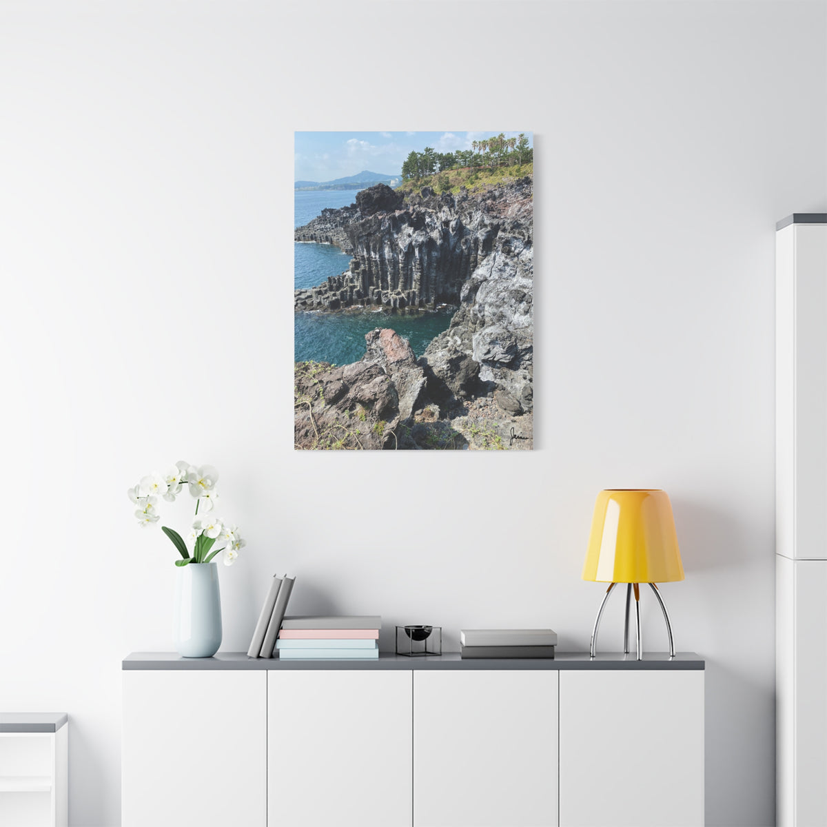 Cliffs in Jeju Canvas