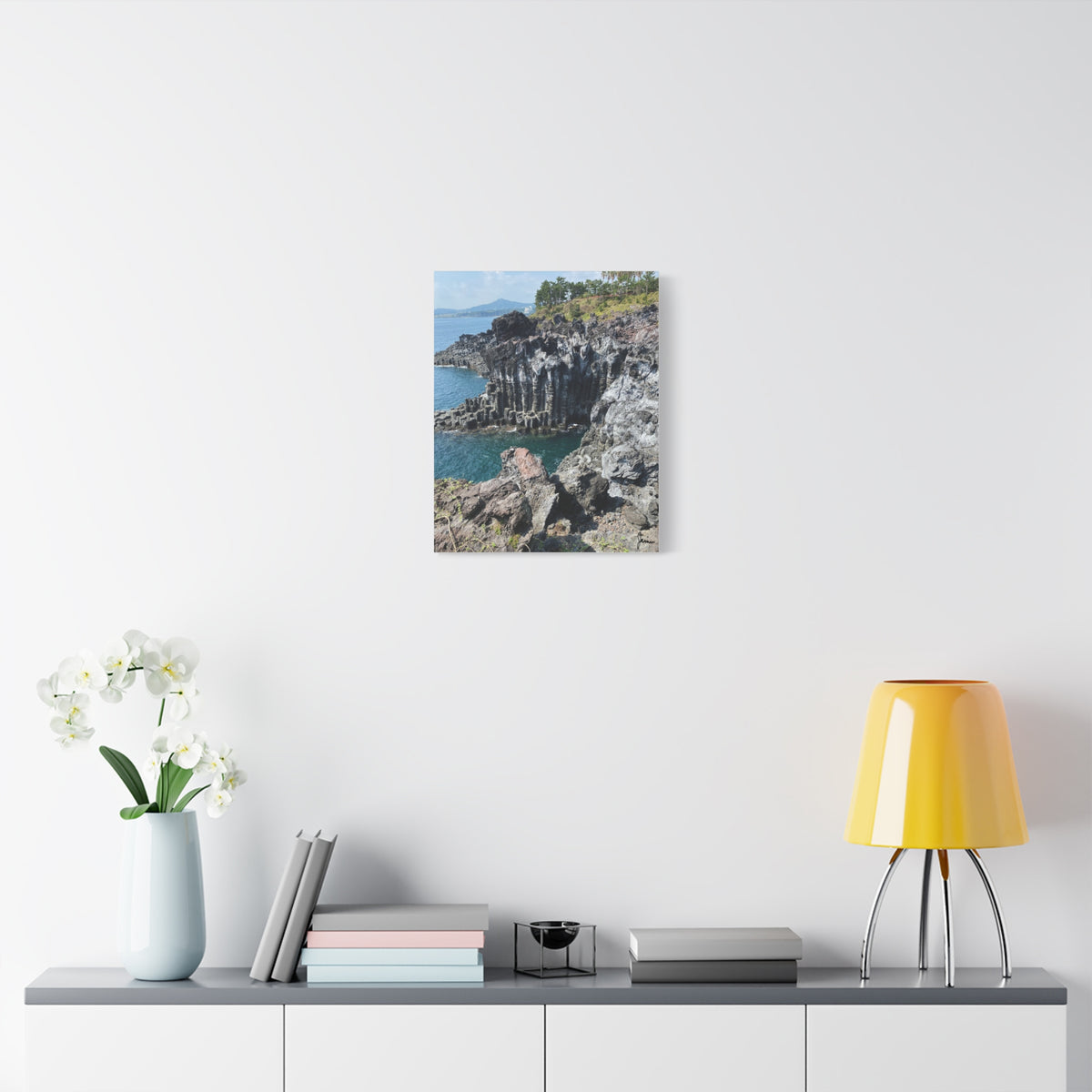 Cliffs in Jeju Canvas