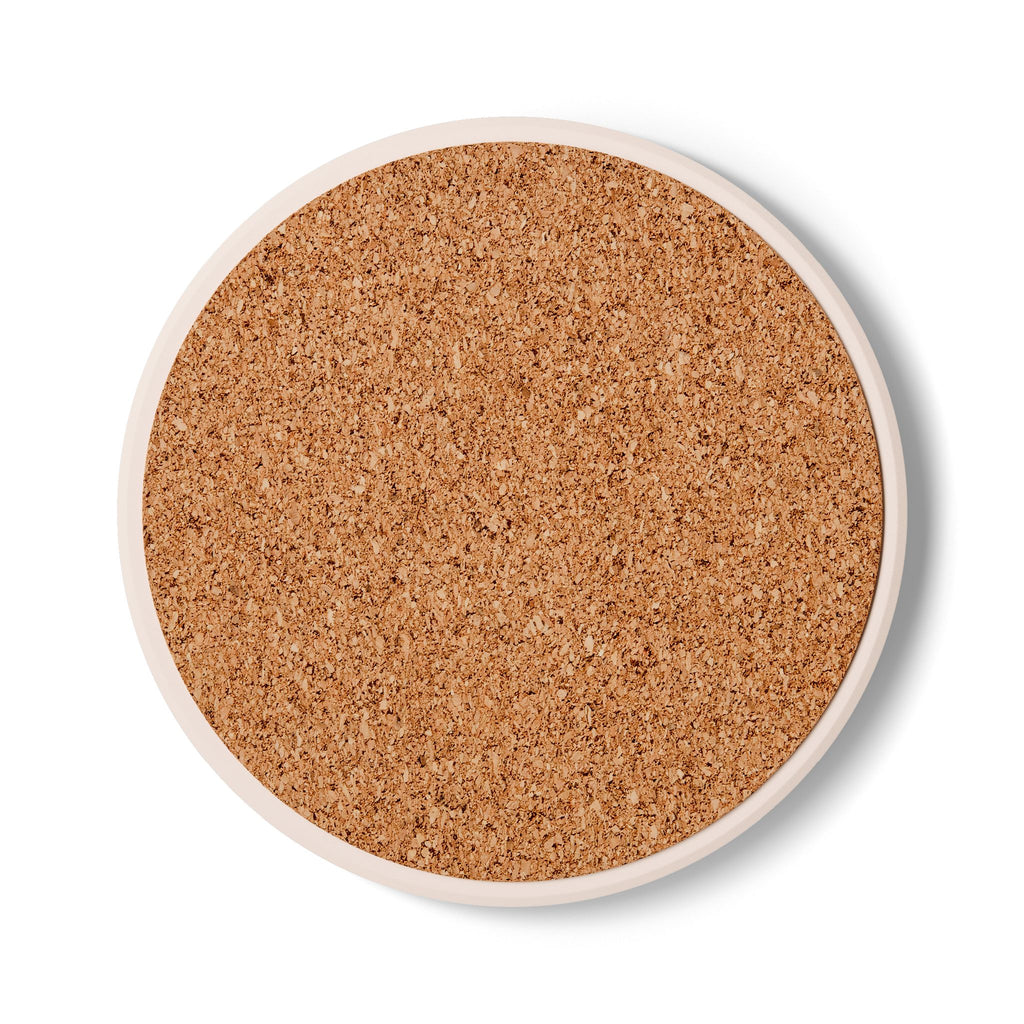 Rainy Day in Seoul Ceramic Coaster