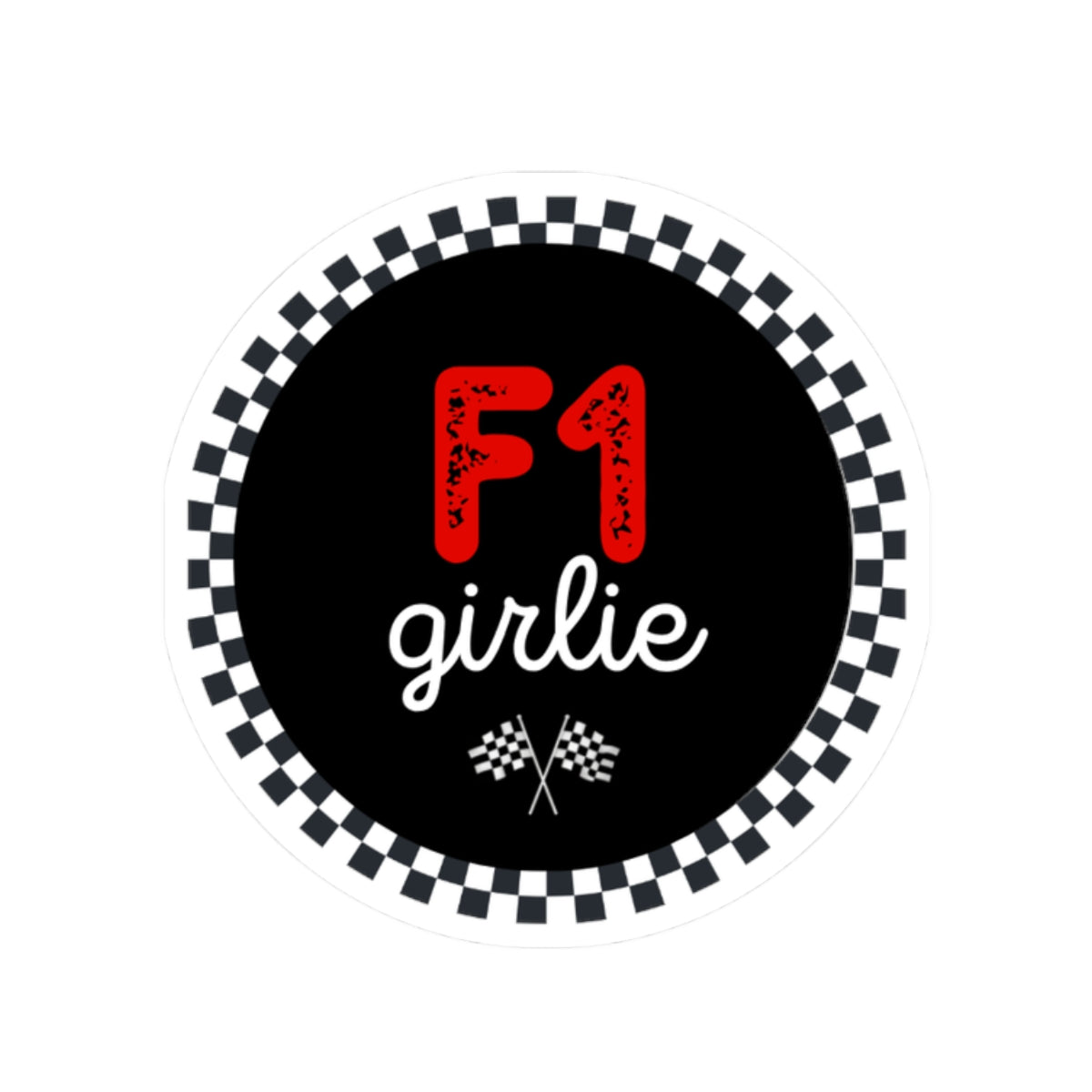 F1 Girlie Sticker