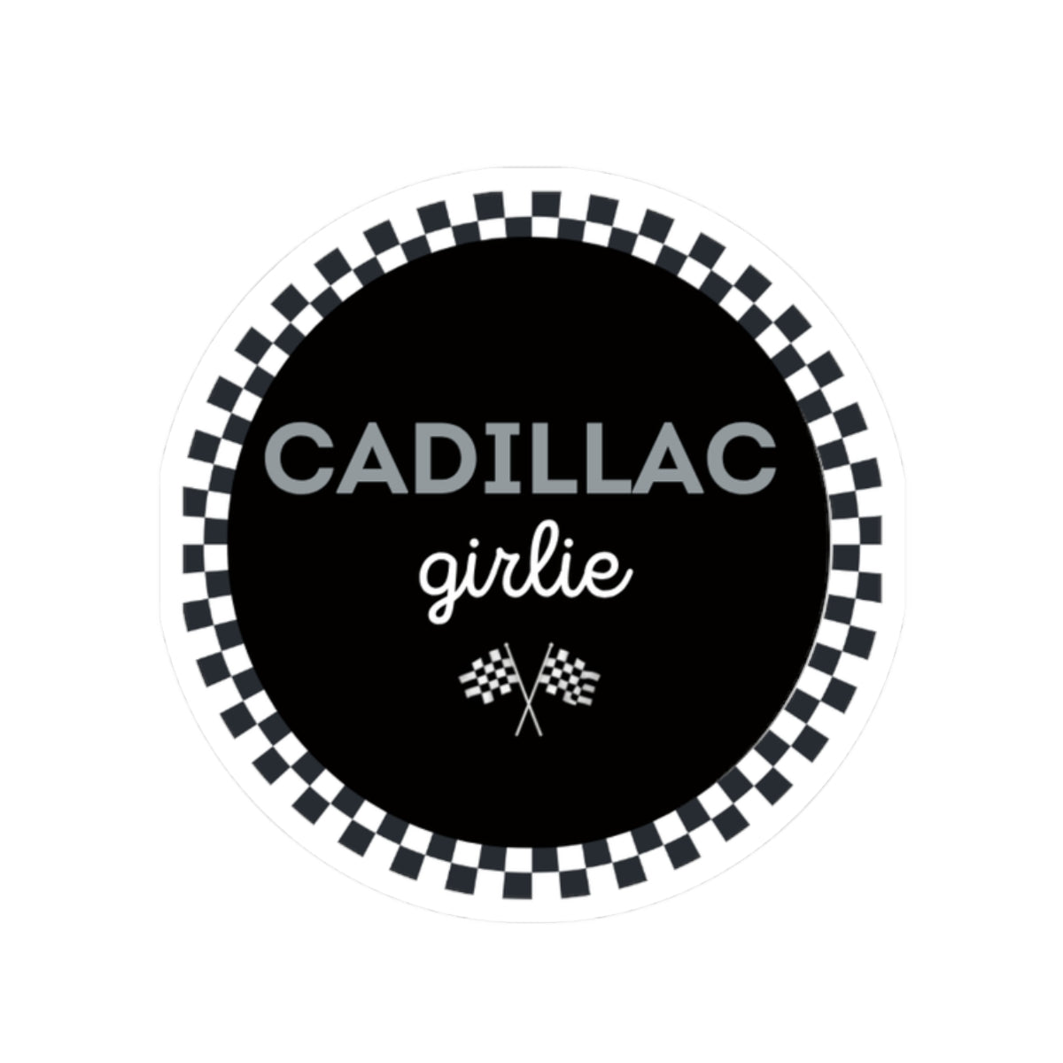 Cadillac Girlie Sticker
