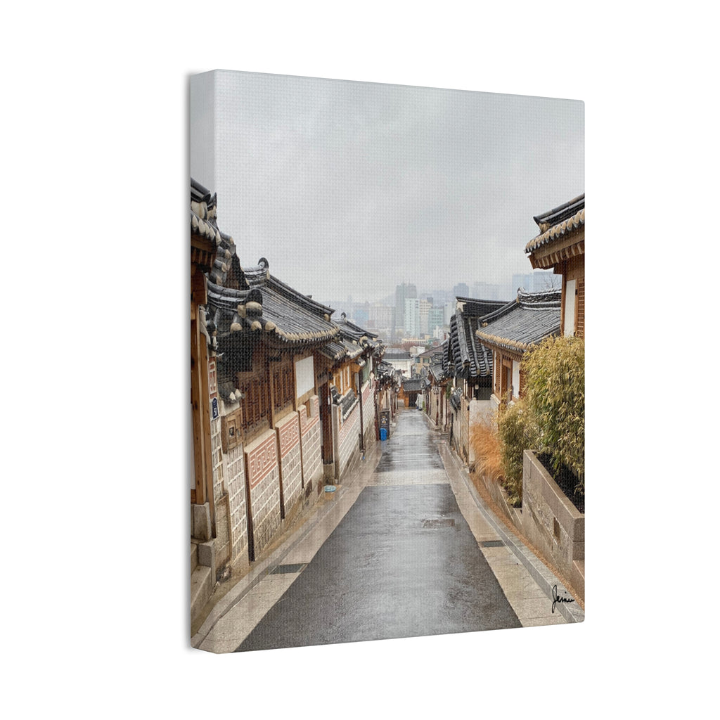 Rainy Day in Seoul Canvas