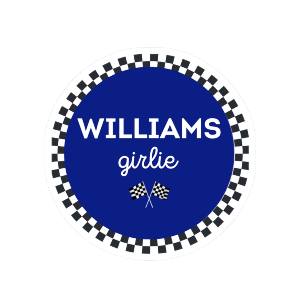 Williams Girlie Sticker