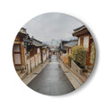 Rainy Day in Seoul Ceramic Coaster