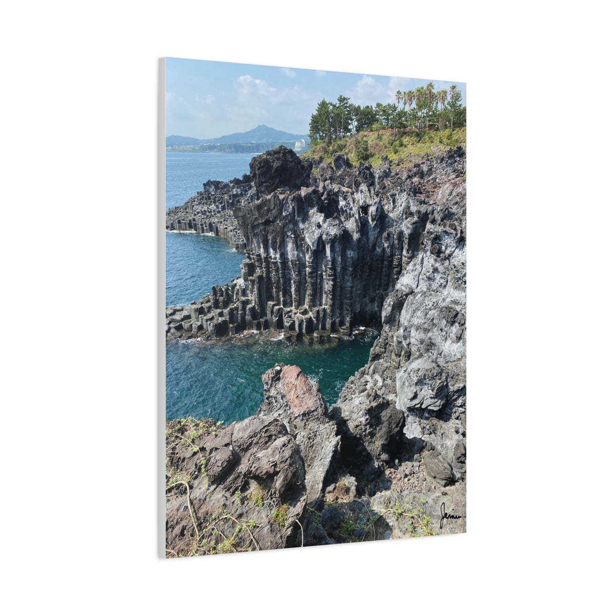 Cliffs in Jeju Canvas