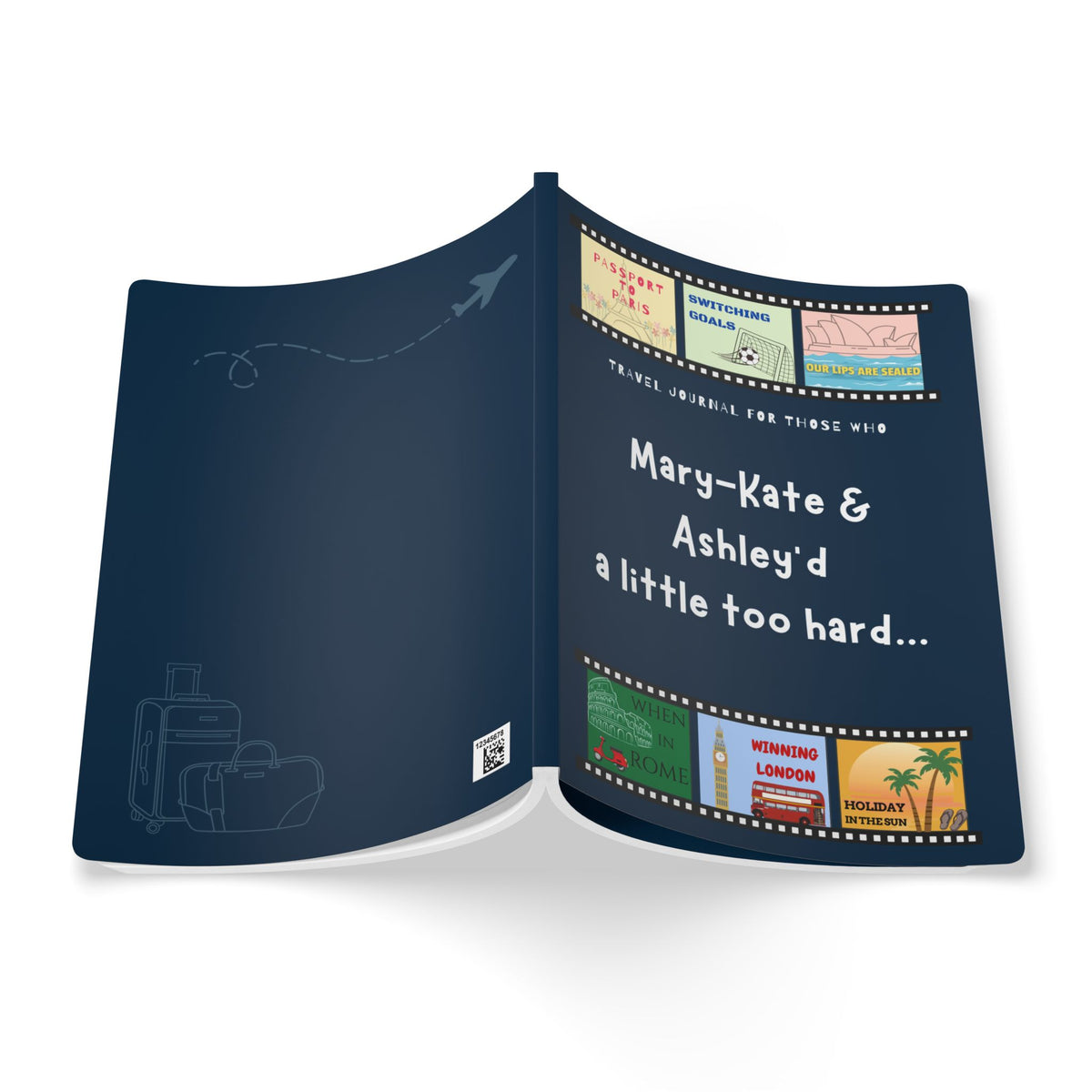 MK&A Travel Journal - Navy Blue