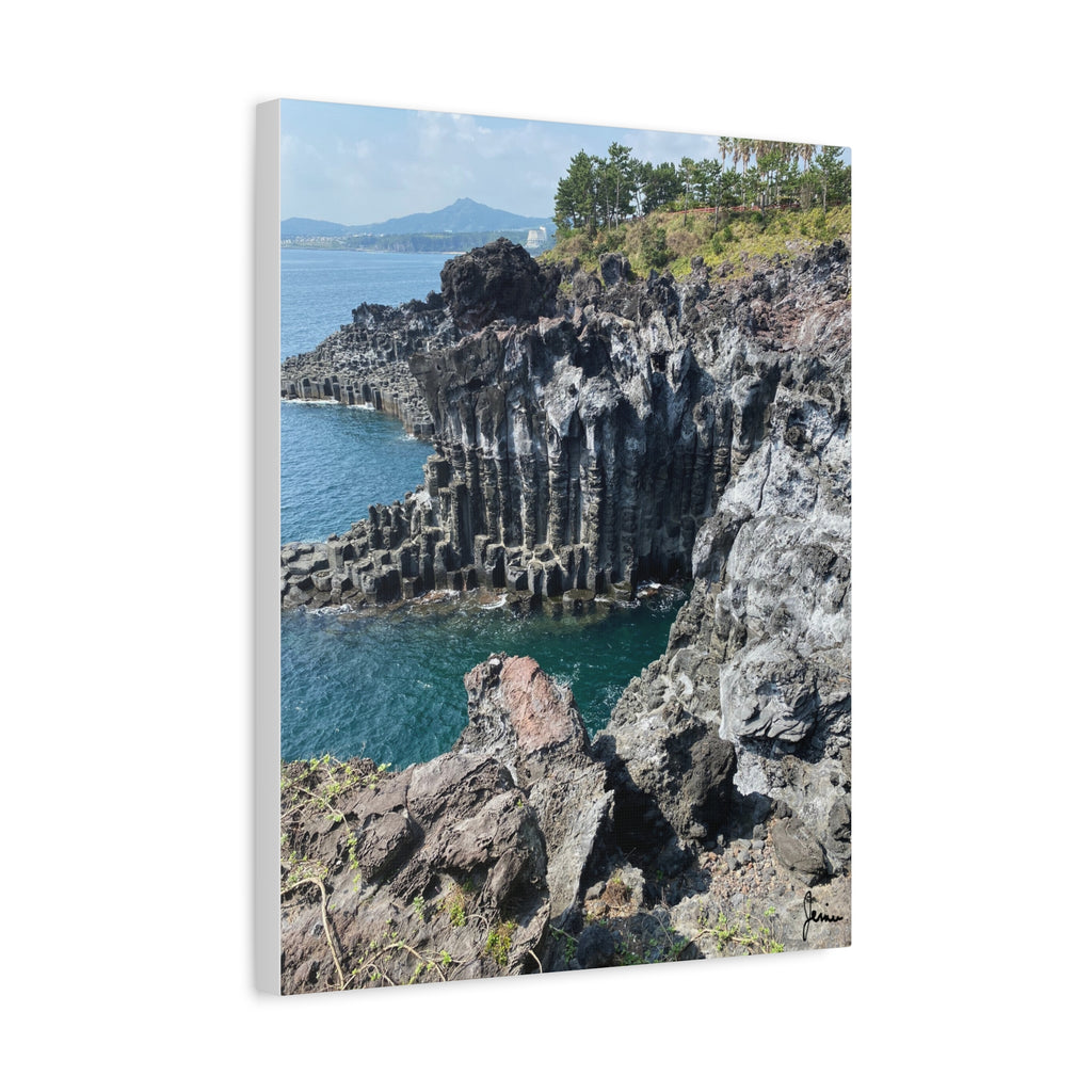 Cliffs in Jeju Canvas
