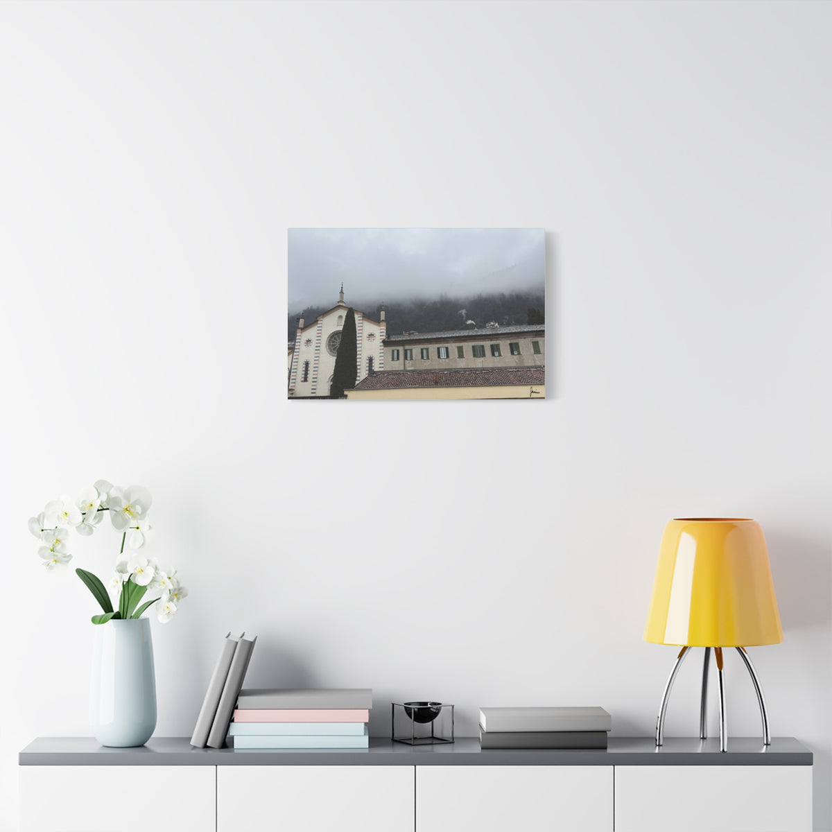 Como Church in the Clouds Canvas